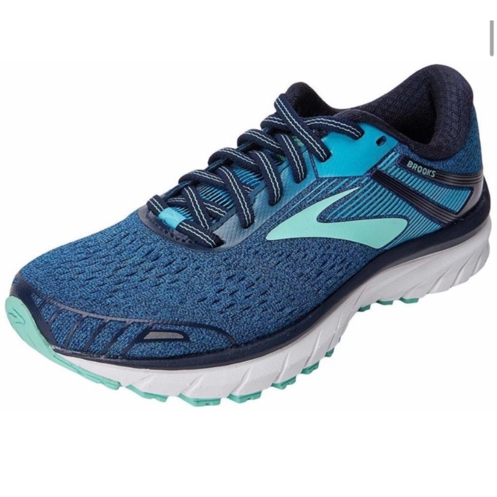 Brooks GTS 18  Blue Running Shoes women size 9